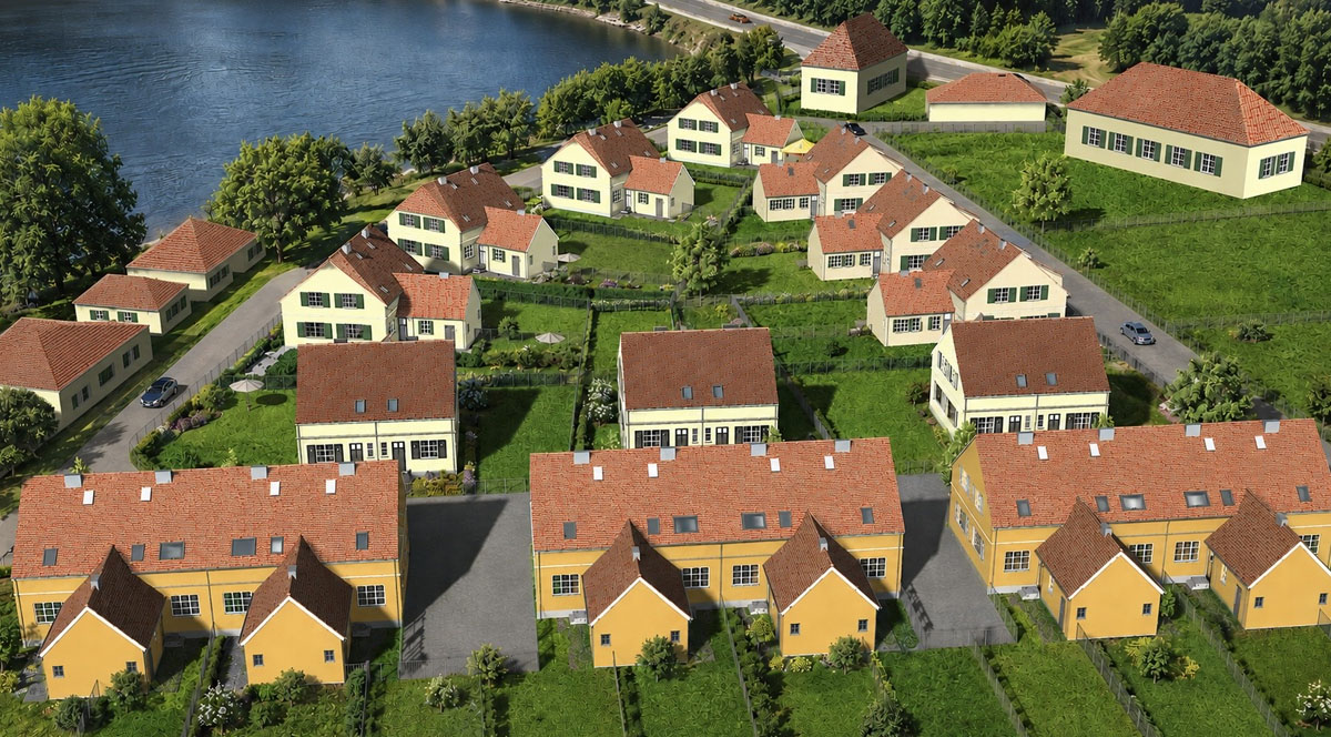 Entwurf Revitalisierung einer Werks-Wohnsiedlung