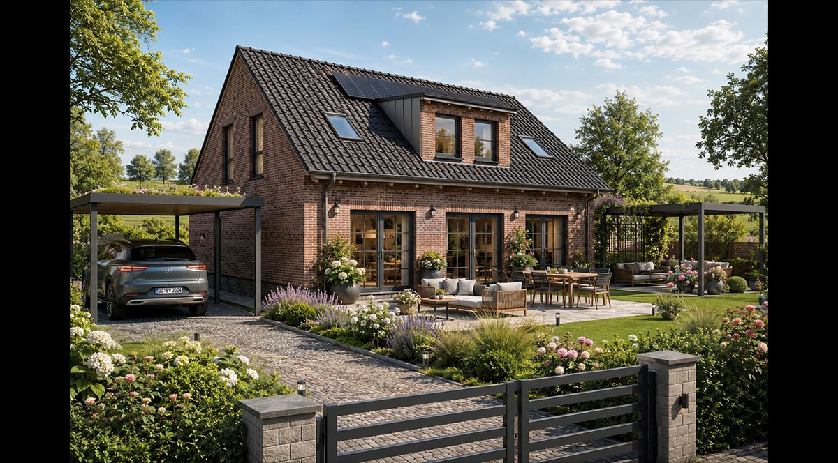 Einfamilienhaus im Grünen